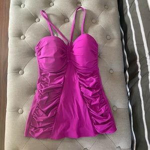 Purple tankini